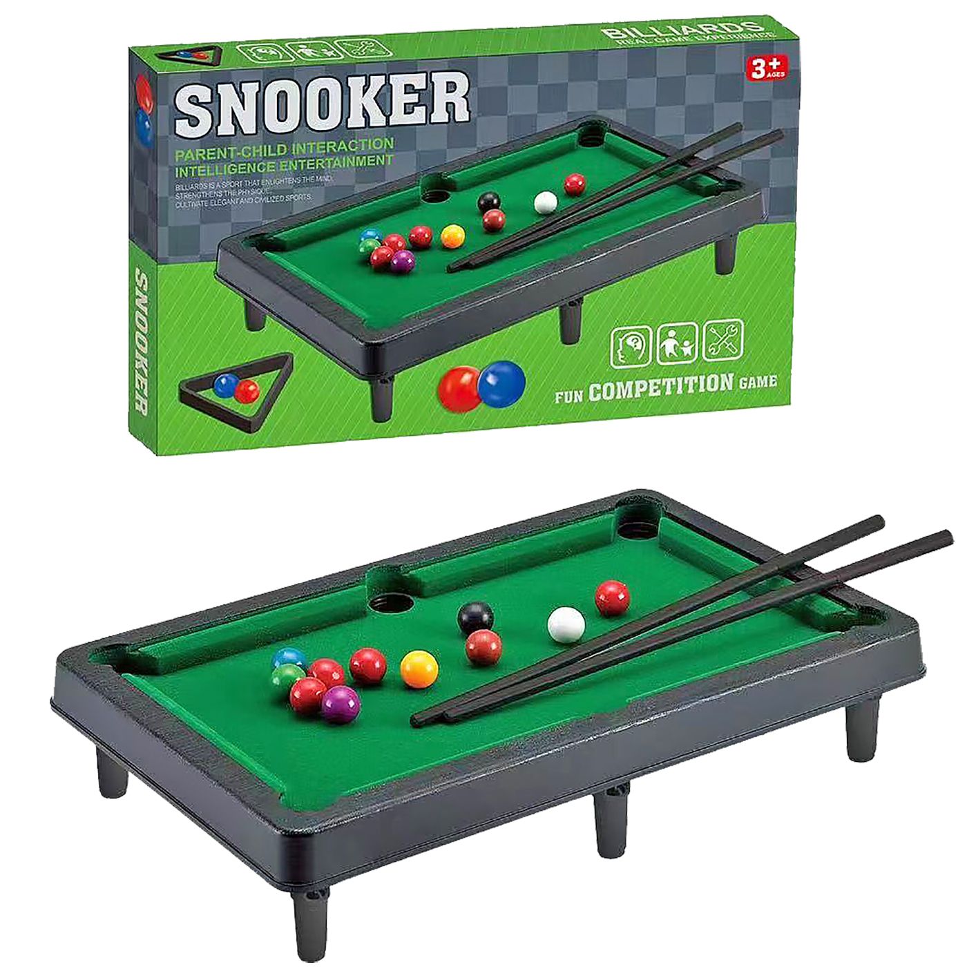 ΜΠΙΛΙΑΡΔΟ ΜΙΚΡΟ SNOOKER 32x19x3cm ToyMarkt 913358